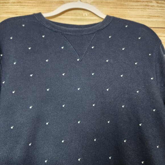 The Hundreds Crewneck Sweatshirt Men's Small Blue White Dot Streetwear Pullover - Picture 2 of 12